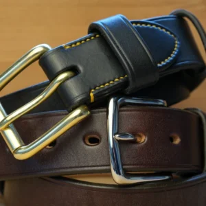 Buck Stately Oak Bark Leather Belt