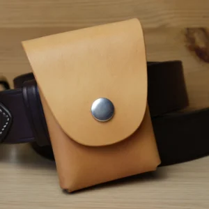 Buck Leather Card Sheath