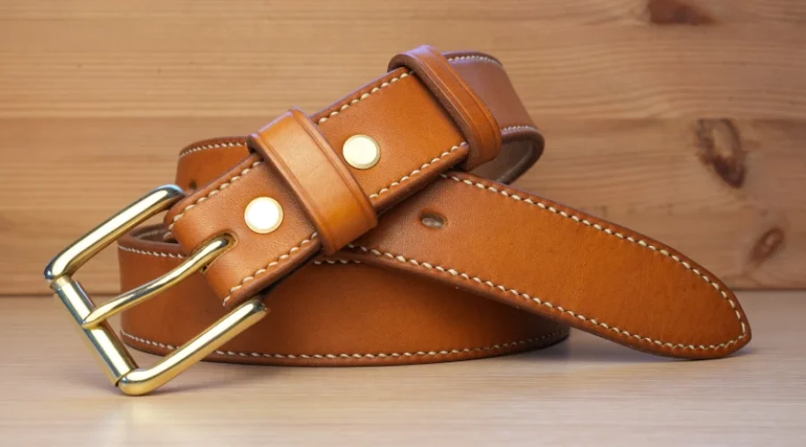 Buck Leather - Buck Exclusive Oak Bark Leather Belt (5)