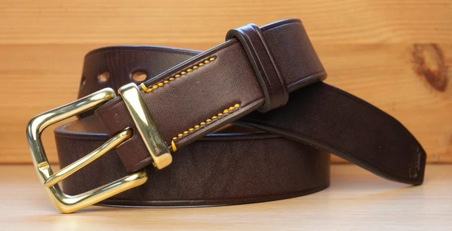 Buck Leather - Buck Stable Oak Bark Leather Belt (6)