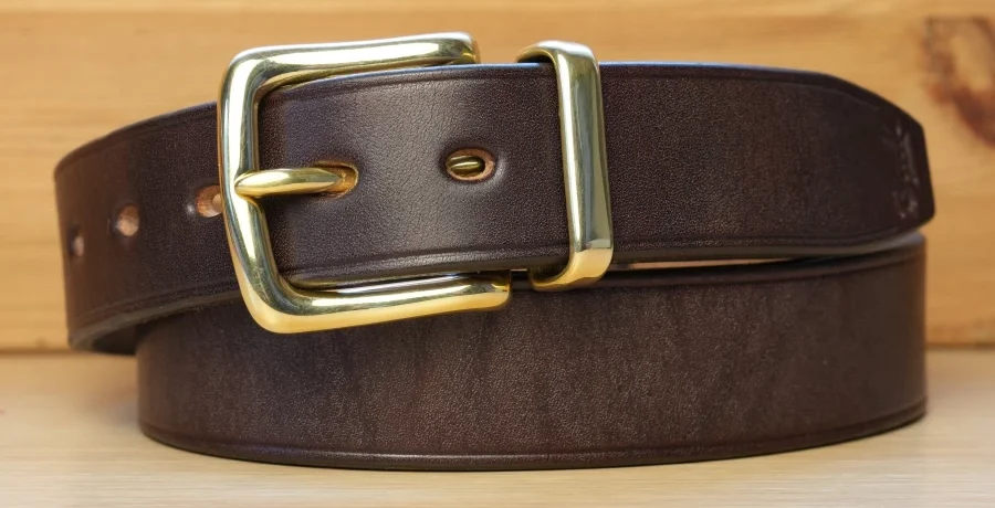 Buck Leather - Buck Stable Oak Bark Leather Belt (7)