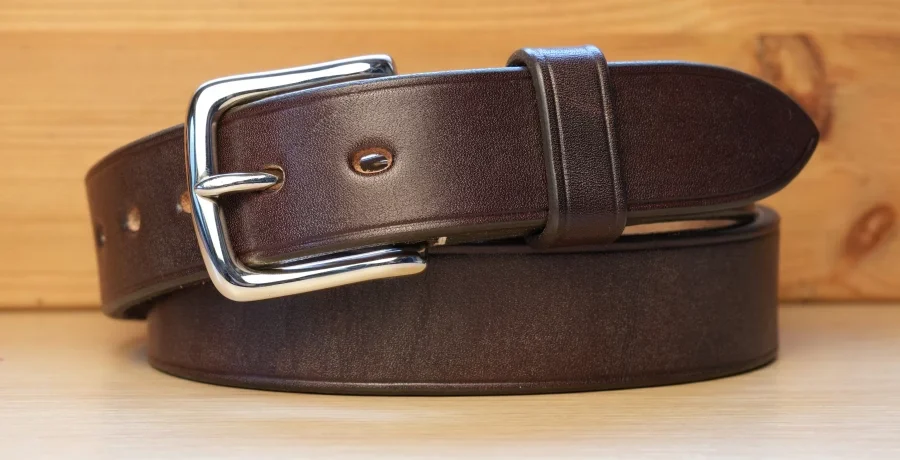 Buck Leather -Buck Stately Oak Bark Leather Belt (3)