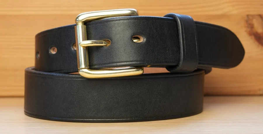 Buck Leather -Buck Stately Oak Bark Leather Belt (5)