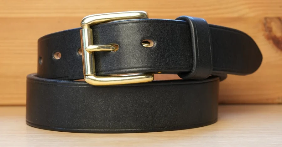 Buck Leather -Buck Stately Oak Bark Leather Belt (5)