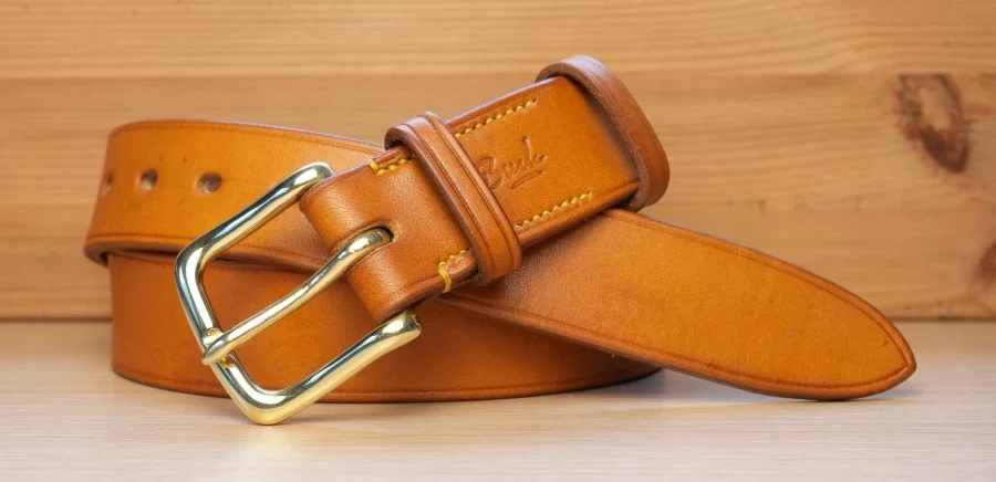 Buck Leather - Classic Oak Bark Leather Belt (2)