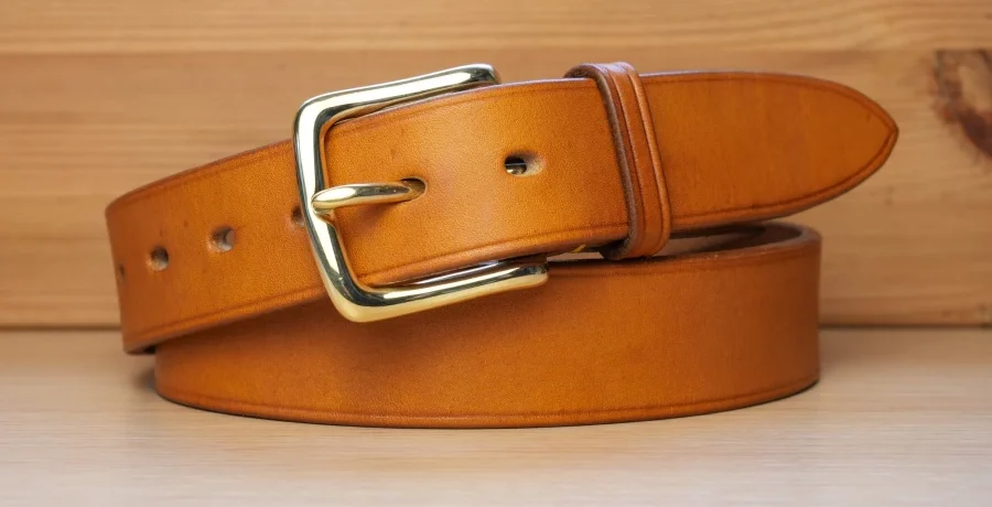 Buck Leather - Classic Oak Bark Leather Belt (3)
