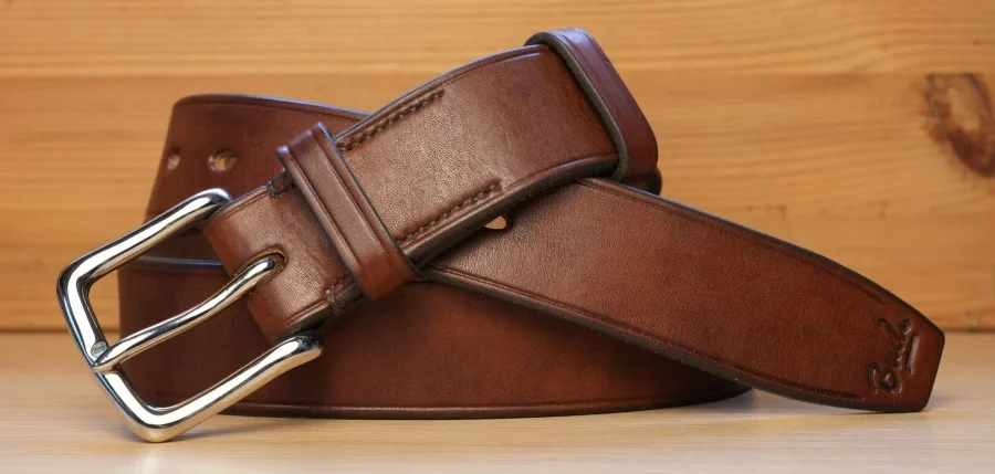 Bespoke Buck Classic Oak Bark Leather Belt
