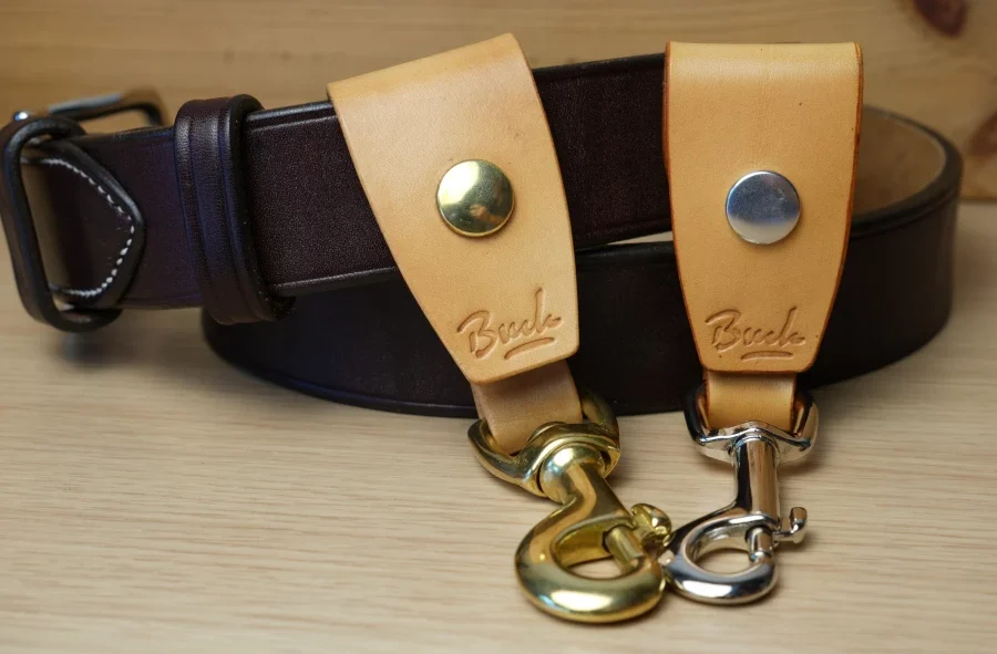 Buck Leather Key Strap